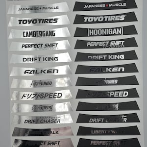 Banners para ventanas RC 1/10 - Cromados