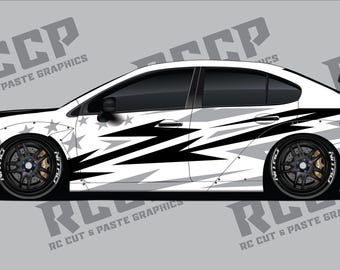 1/10 Scale RC Drift Livery - Kit 20 - CHROME