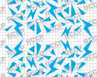 Universal RC 1:10 Paint Masking Stencil Vinyl – Kit 68