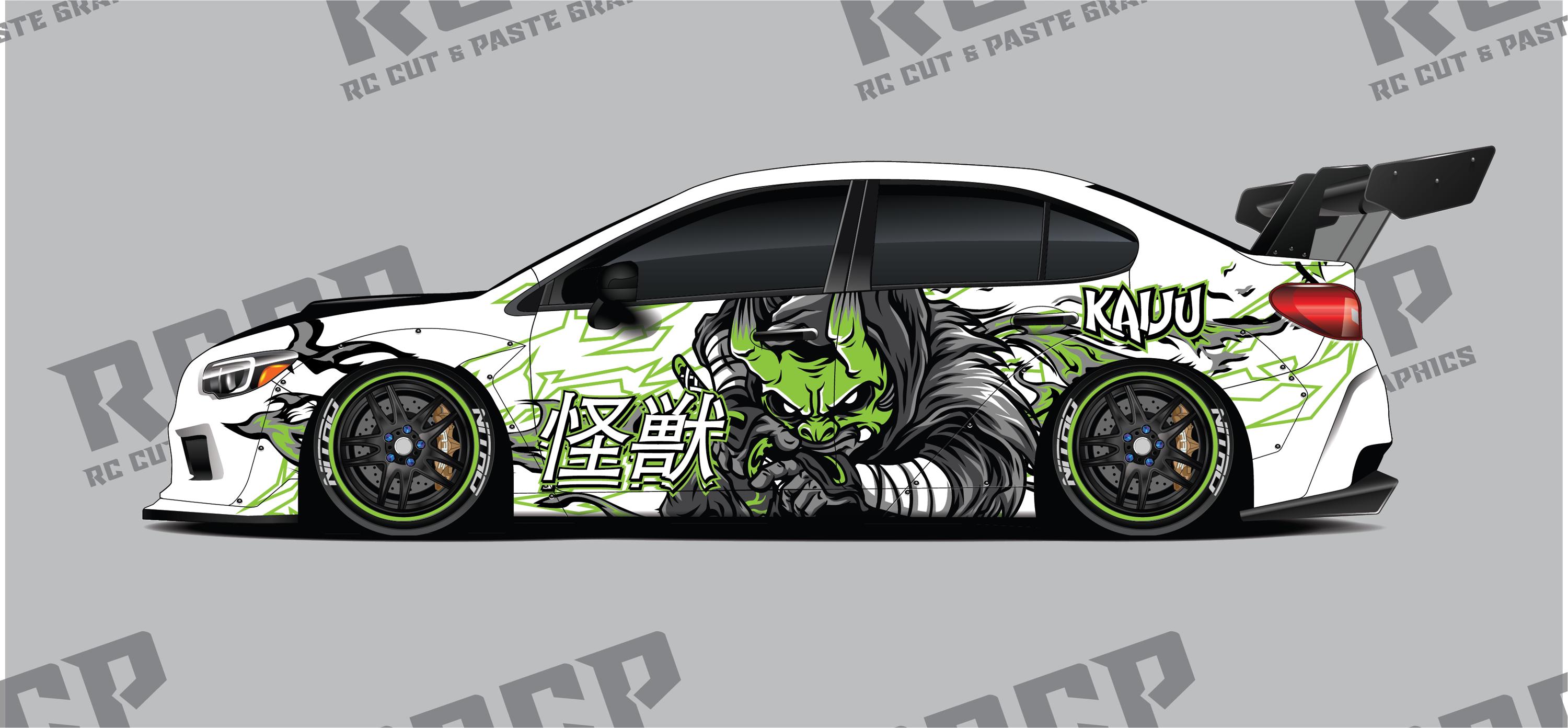 1/10 and 1/24 Scale RC Drift Livery Kit - Kaiju - Etsy