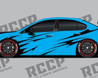 1/10 RC Drift Livery - Kit 12 - CHROME