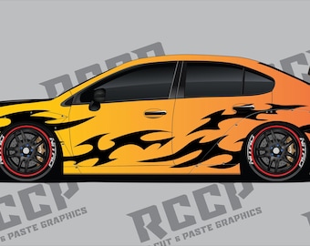 1/10 RC Drift Livery - Kit 6 - CHROME
