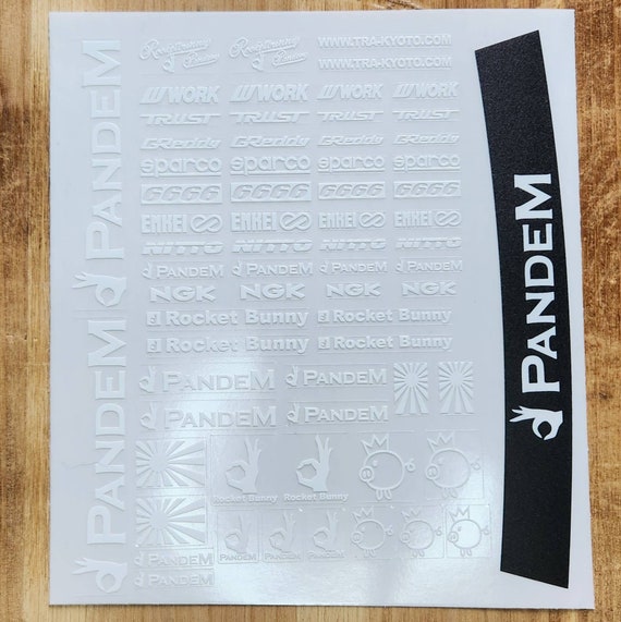 ロケットバニー ステッカー デカールシート - 1/10スケール RC
