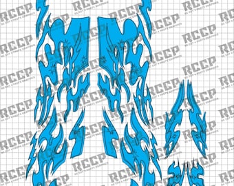 Universal RC 1:10 Paint Masking Stencil Vinyl – Kit 73