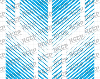 Universal RC 1:10 Paint Masking Stencil Vinyl – Kit 41