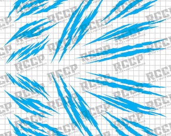 Universal RC 1:10 Paint Masking Stencil Vinyl – Kit 60