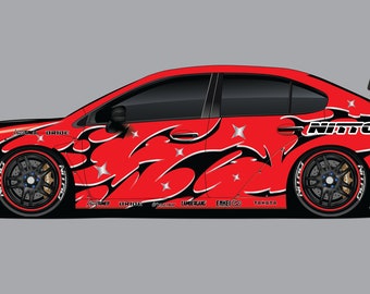 1/10 and 1/24 Scale RC Drift Livery - Kit 5