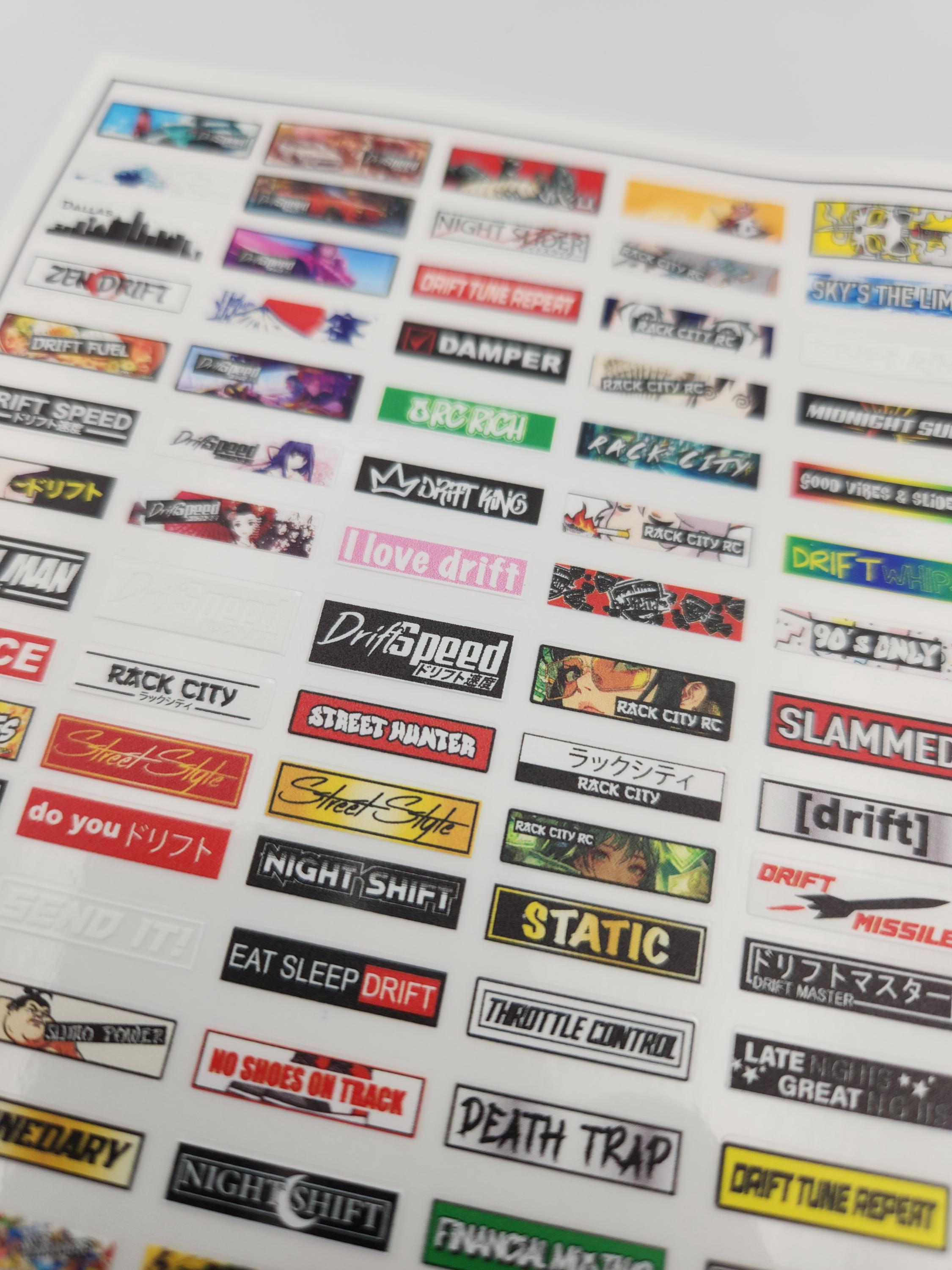 Slap Sticker - 1/10 Scale RC Slap Stickers 100+ - Etsy