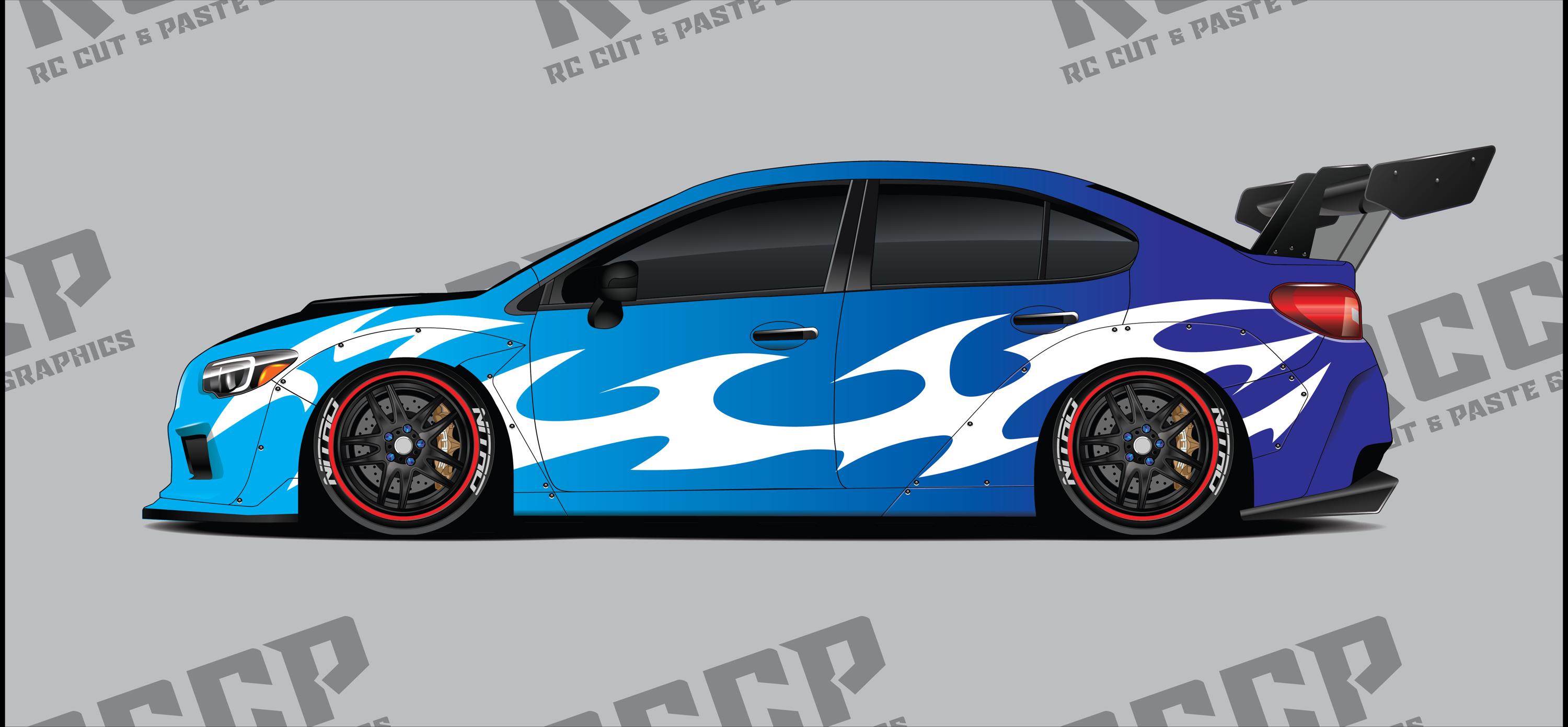 1/10 and 1/24 Scale RC Drift Livery - Kit 4 - Etsy