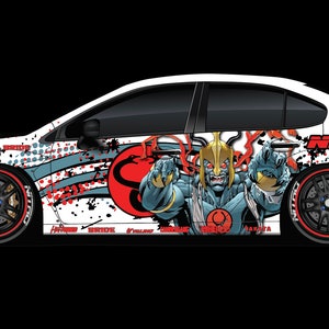 1/10 and 1/24 Scale RC Drift Livery Kit - Mumma Ra