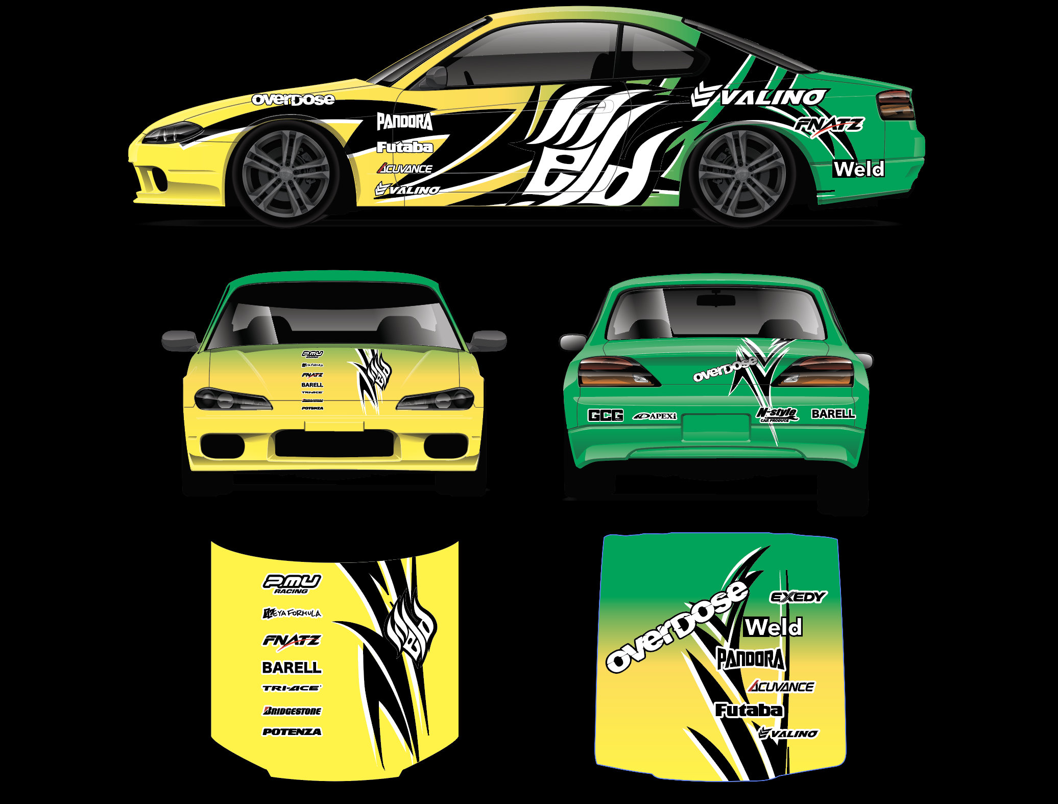 1/10 Scale RC Drift Livery Kit -weld Livery - Etsy 1/10 Scale RC Drift Livery Kit -weld Livery - Etsy