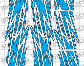 Universal RC 1:10 Paint Masking Stencil Vinyl – Kit 47