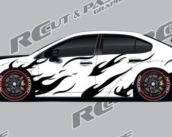 1/10 RC Drift Livery - Kit 8 - CHROME