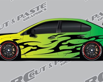 1/10 Scale RC Drift Livery - Kit 16 - CHROME