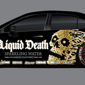 1/10 and 1/24 Scale RC Drift Livery Kit - Liquid Death