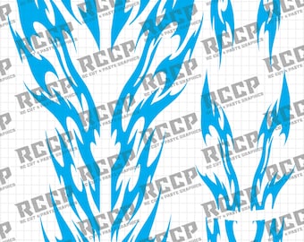Universal RC 1:10 Paint Masking Stencil Vinyl – Kit 77