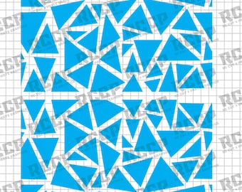 Universal RC 1:10 Paint Masking Stencil Vinyl – Kit 65