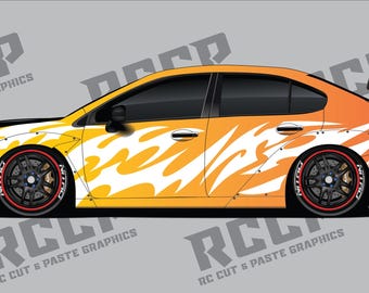 1/10 and 1/24 Scale RC Drift Livery - Kit 19