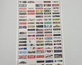 Slap Sticker  - 1/10 Scale RC Slap Stickers 100+