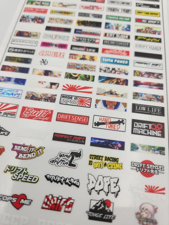 Slap Sticker - 1/10 Scale RC Slap Stickers 100+ - Etsy