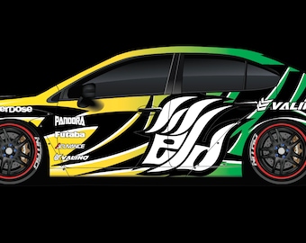 1/10 Scale RC Drift Livery Kit -Weld Livery