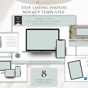 Etsy Shop Listing Photos | Mockup For Digital Product Template | Website Listing Photos | Etsy Mockups