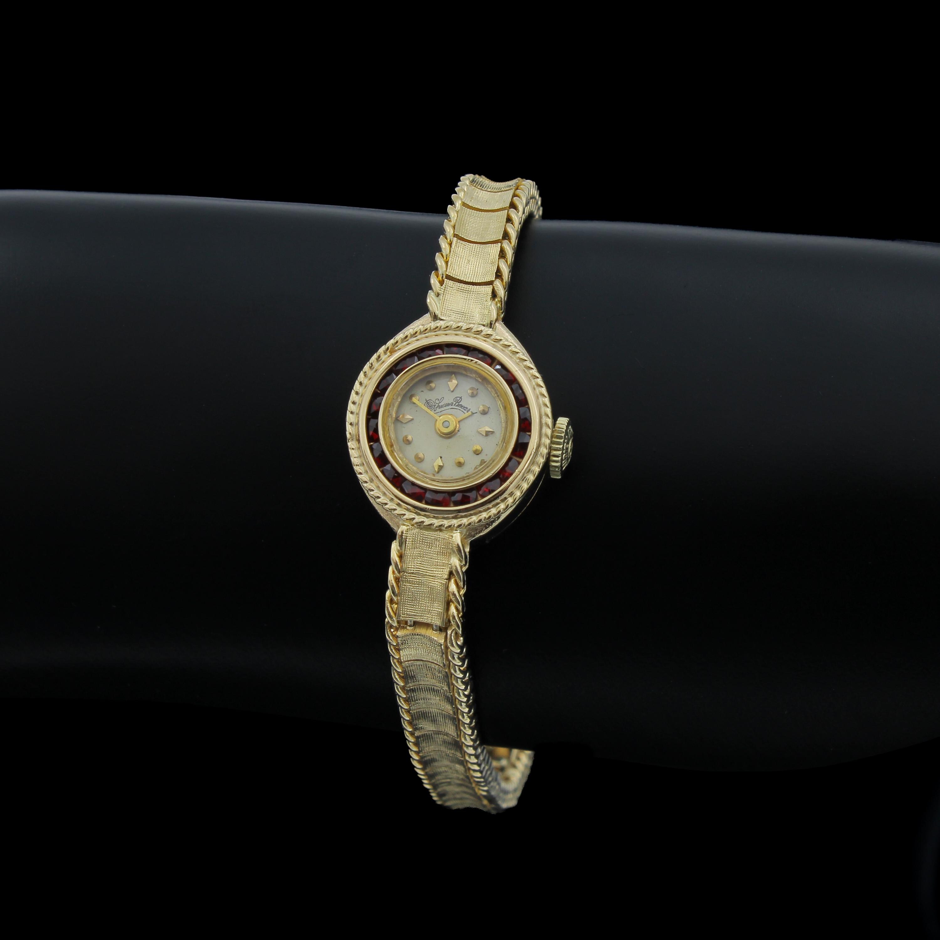 Lucien Piccard 14k Gold Ladies Watch - Etsy