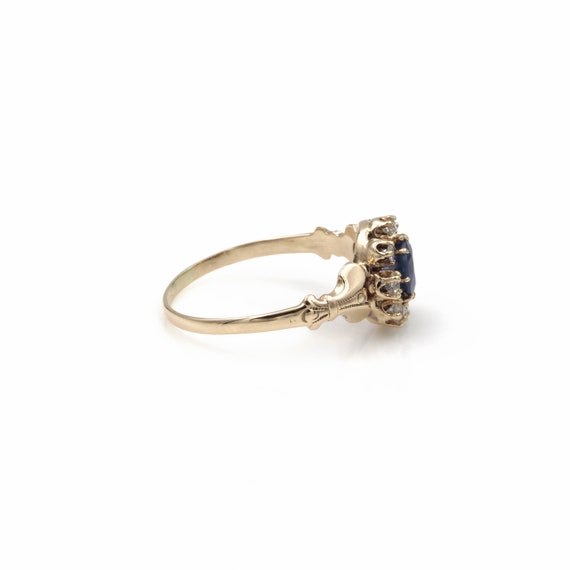 Antique Allsopp Bros. 14k Sapphire and Diamond Ha… - image 7