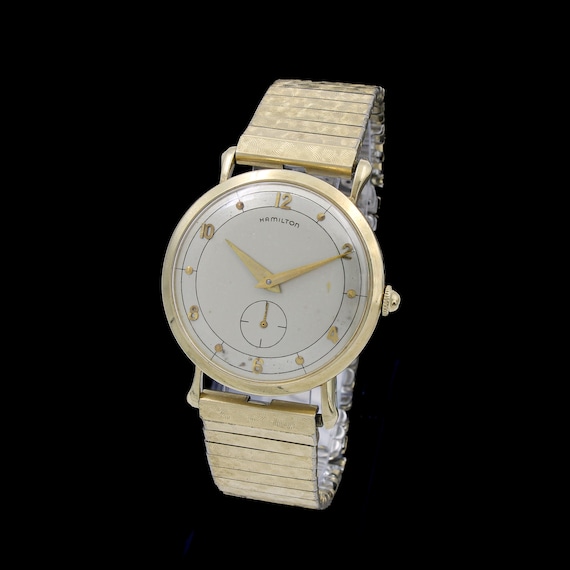 Vintage Hamilton Parker Gold Dress Watch | 10k, 32mm, Two-Tone Dial