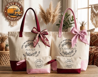 Grandma Tote Bag, Grandmother Tote Bag, Grandmama Totes, Grandma Gifts, Gift For Mom, Mother's Day Gifts, Mother's Day Tote Bag