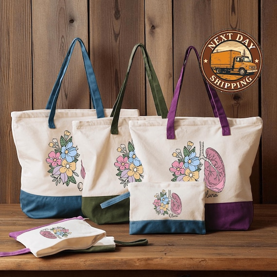 Custom Pulmonologist Tote Bag for Respiratory Specialists,Ideal for Lung Doctors, Respiratory Therapists, and Medical Professionals, Perfect