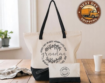 Grandma Tote Bag - the Best Moms Get Promoted to Grandma