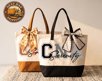 Custom CNA Canvas Tote Bag, Certified Nursing Assistant Work Tote, Nurse Essentials Tote, Healthcare Work Bag, Medical Gift Tote