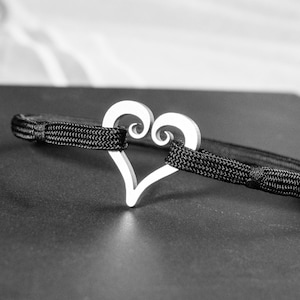 Heart Bracelet - Titanium