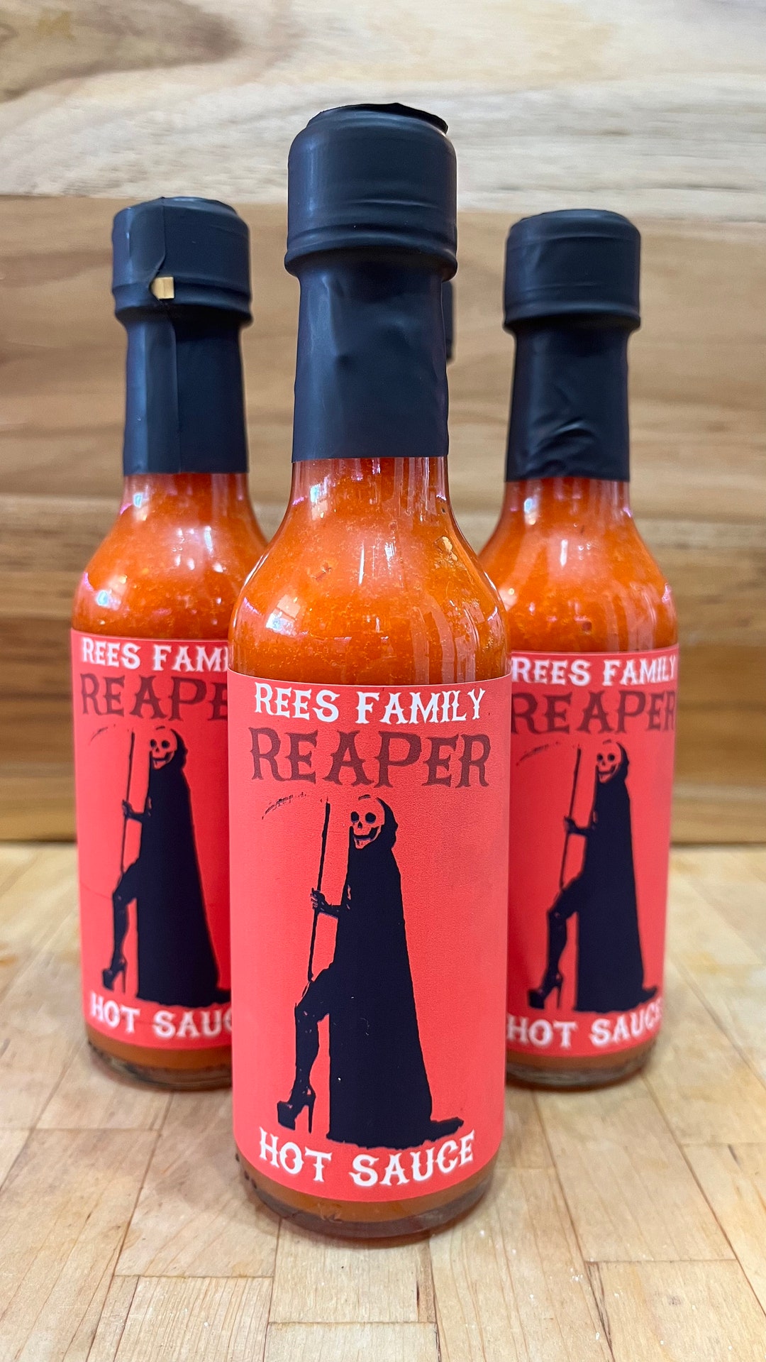 Carolina Reaper Hot Sauce Etsy