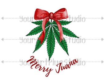 MerryJuana Christmas Digital | PNG, JPG, SVG