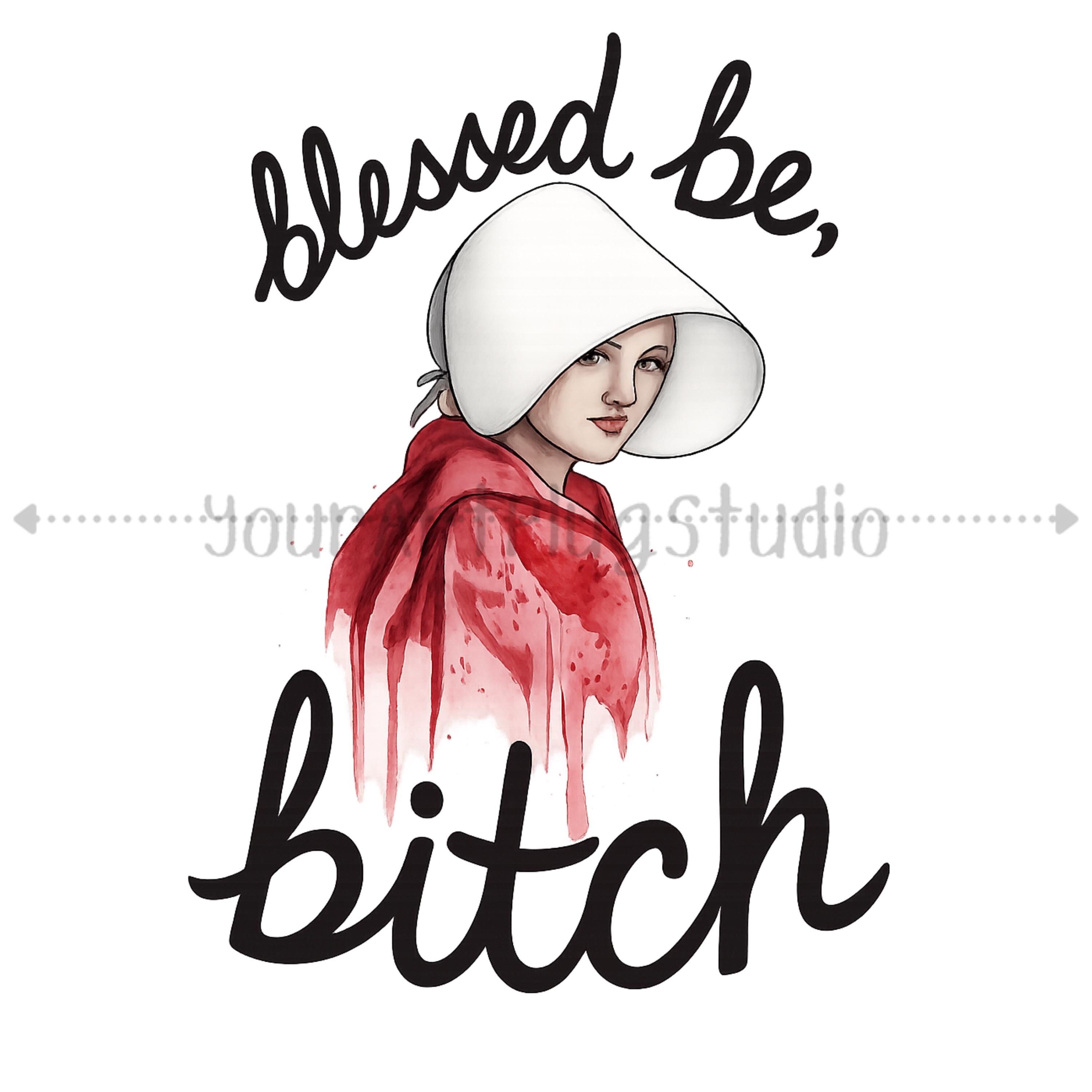 Kosmetiktasche 'Praised Be Bitch' – Feministische Tasche Aus Segeltuch, Ca. 23x17 Cm