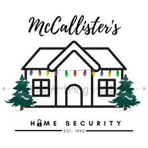 McCallister&#39;s Home Security Graphic | SVG, PNG, JPG