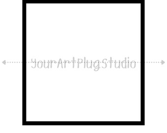 Square Frame SVG, PNG, JPG