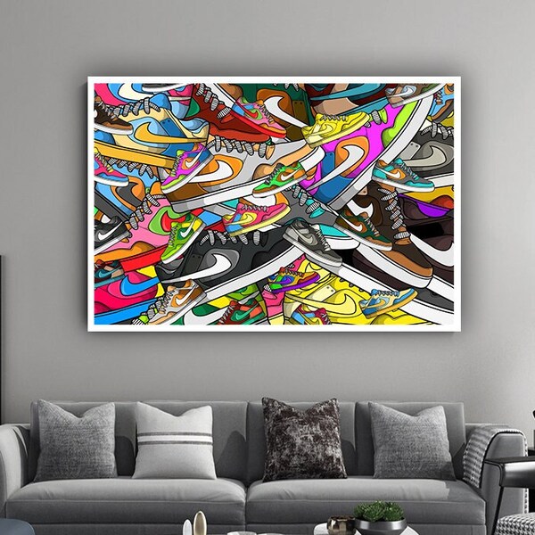 Canvas Sneakers - Etsy