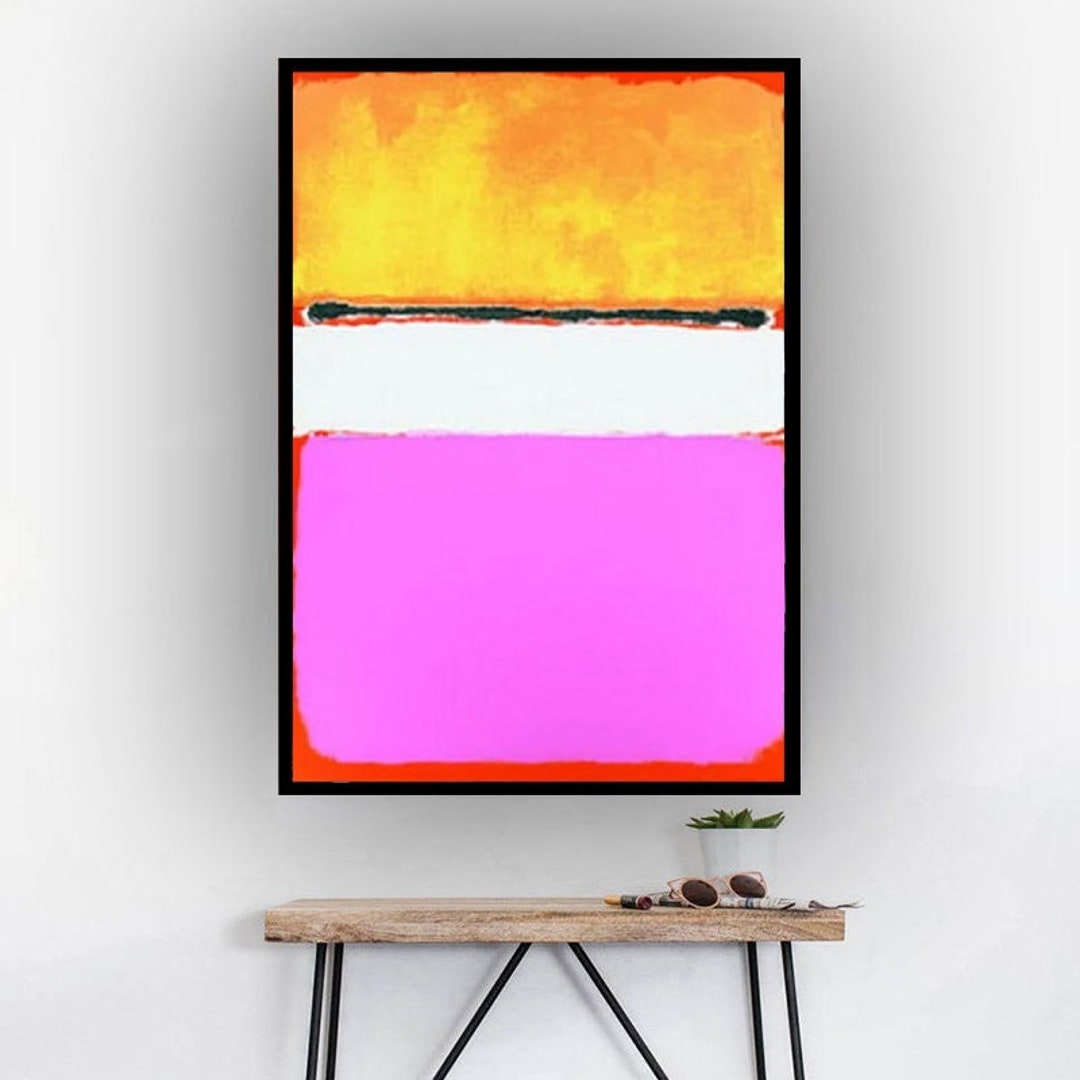 Mark Rothko Canvas Wall Art Mark Rothko Painting Mark Etsy