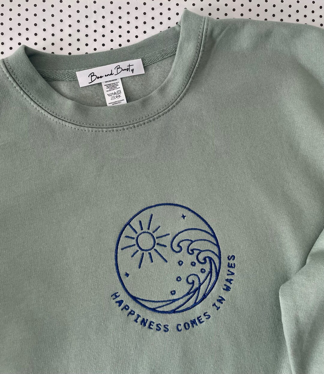Sun Smile Pattern Print Women's Sweatshirt