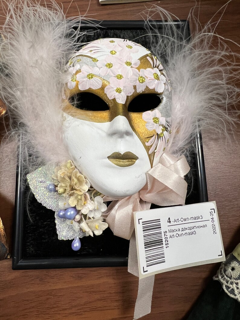 Mardi Gras Mask Wall Decor. Venice Carnival, Masquerade Theater Middle