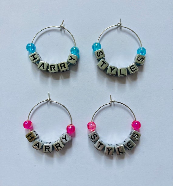 Handmade Harry Styles Love on Tour 2023 Hoop Earrings Etsy