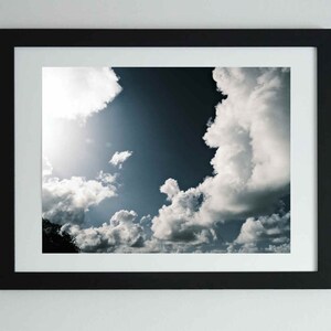 Printable Wall Art Dramatic Clouds Gradient, Fine Art Photography, Colorful Wall Art, Digital Print, Instant Download