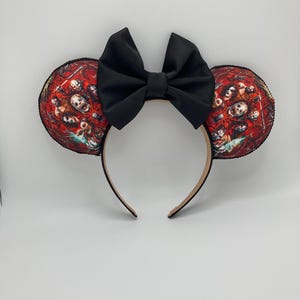 Slipknot Metal Band Inspired Minnie Mouse Ears