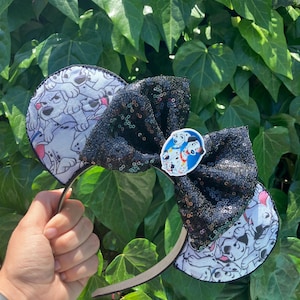 101 Dalmations Disney Minnie Mouse Ears Headband.