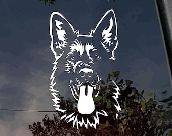 German Shepherd/ Dog Car Decal: Personalized Vinyl Sticker