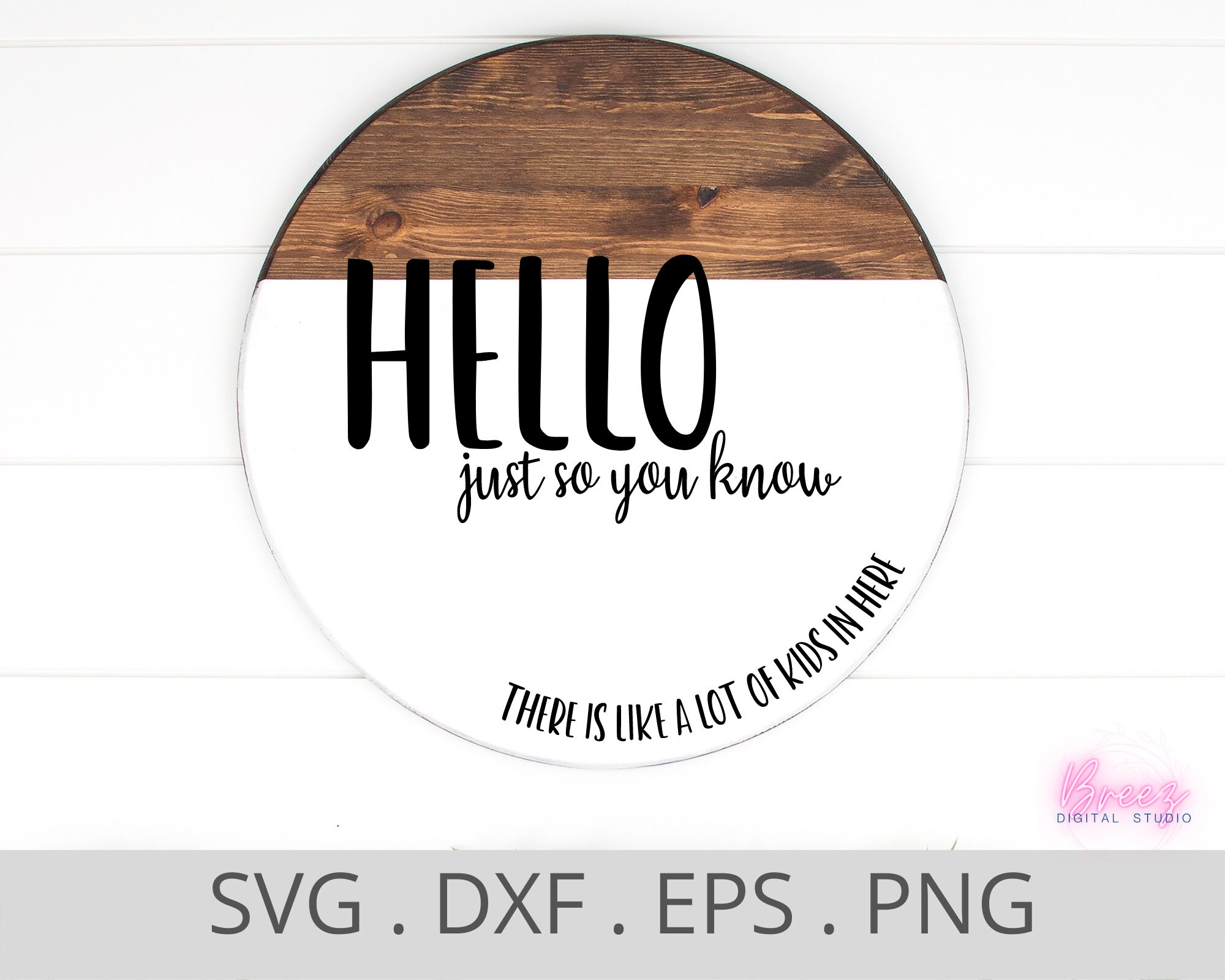 Door Hanger SVG for Cricut Round Signs SVG Bundle Round SVG Etsy India