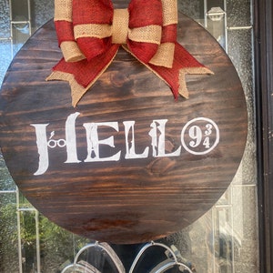 Hello Wizard Door Hanger